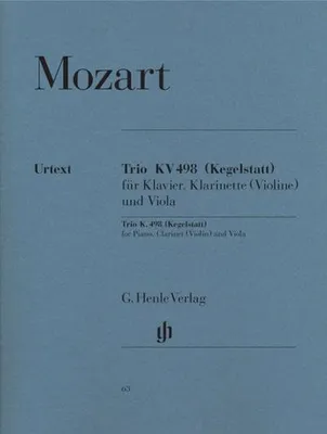 Imagen del producto de Mozart, Wolfgang Amadeus - Trio Es-Dur KV 498 (Kegelstatt)