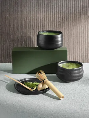 Zdjęcie produktu dla ASA Akcesoria do herbaty Łopatka do matcha z podstawką, bambusowa, 14,5 cm