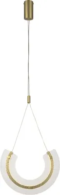 Produktbild von Maytoni Hängelampe Gold LED Glas Schirm Maya 1-flammig EEK G 3000K Warmweiß