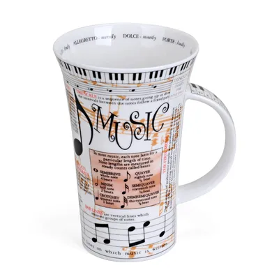 Produktbild von Dunoon Jumbobecher Glencoe The Orchestra Musik Noten für 500ml Formano WA