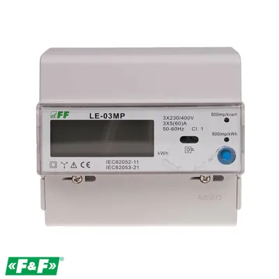 Image de Compteur électrique MODBUS RS-485 - triphasé LE-03MP