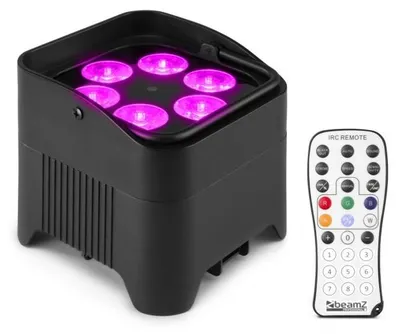 Produktbild von BeamZ BBP96SB Uplight Par, Disco-Stroboskop, Schwarz, IP20, Tasten, LED, 6 Lampen