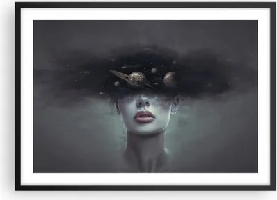 Produktbild von Gerahmtes Poster - Schwarzer Rahmen - Quinoa Frau Gesicht - 70x50 cm - Wand Bild - Wanddeko - Wandbilder - Kunstposter - Wandposter - Bilderrahmen - Bilder - Kunstdruck - P2BAA70x50-4796