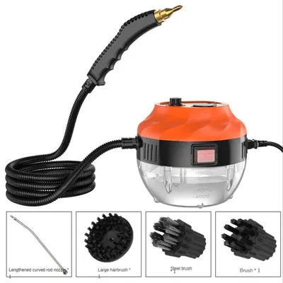 Obrázek produktu pro Parní čistič - ruční zařízení, parní tryska - výkon 1600 W - vysoká teplota - rychlé nahřívání - nepřetržitá pára > 30 minut - pro domácnost i auto - 220 V, zástrčka EU - 2 designy