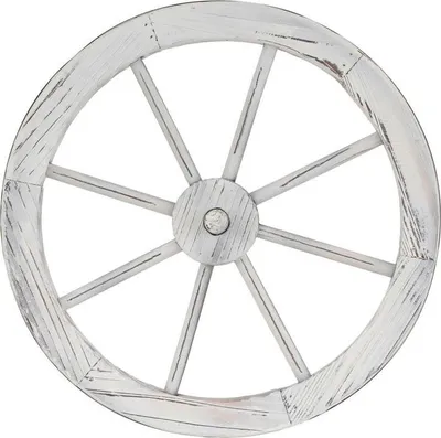 Obrázek produktu pro Garthen dřevěné kolo, stylová rustikální dekorace - 45 cm
