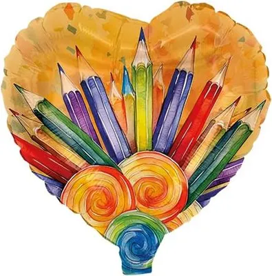 Produktbild von Folienballon Back to school neutral 45cm Motiv 2 Schulanfang Einschulung Motto-Party