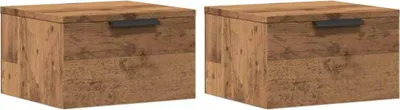 Produktbild von Wand-Nachttische 2 Stk. Artisan-Eiche 34x30x20 cm