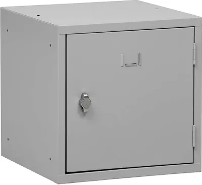 Produktbild von Gürkan Schließfachschrank lichtgrau 107000, 1 Schließfach 38,0 x 38,0 x 38,0 cm