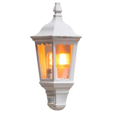 Produktbild von Konstsmide Firenze Bewegungsmelder weiß lackiertes Aluminium, klares Glas 7230-250