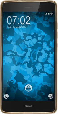 Produktbild von PhoneNatic Case kompatibel mit Huawei P8 Lite 2015 (1.Gen.) - gold Silikon Hülle Slim Fit + 2 Schutzfolien