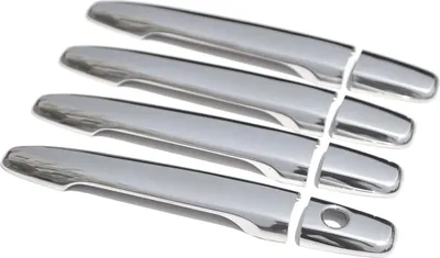 Zdjęcie produktu dla Osłona klamki drzwi do Mitsubishi Lancer 2000-2007 4-drzwiowa stal nierdzewna 4x