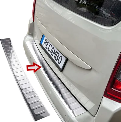 Obrázek produktu pro Chromovaná ochrana nárazníku z nerezové oceli vhodná pro Toyota Proace City | BJ od 2020>