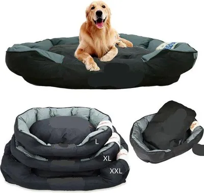 Image de Lit orthopédique pour chien 130 x 90 x 26 cm, imperméable, jusqu'à 50 kg