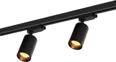 Produktbild von Rohrschienenset Schwarz 4xGU10 1,5m