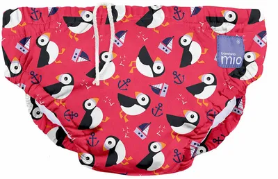 Obrázek produktu pro BambinoMio plavací plena velikost L (9-12 kg) Puffin Parade