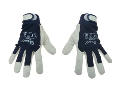 Obrázek produktu pro Kombinované kožené pracovní rukavice 9" 09838
