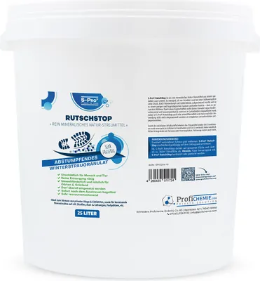 Produktbild von S-Pro® RutschStop Winterstreugranulat Eimer 25 Liter