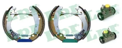 Zdjęcie produktu dla Zestaw hamulcowy LPR Hamulec bębnowy tylny pasujący do PEUGEOT 106 II hatchback (1A, 1C) OEK210
