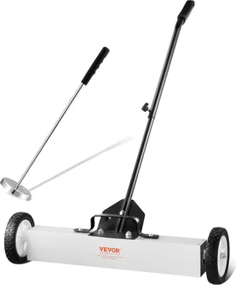 Produktbild von 24-Zoll-Magnetkehrer mit Rädern Teleskopierbares magnetisches Aufnahmegerät