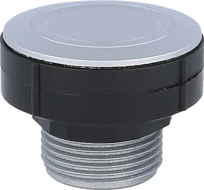 Produktbild von Georg Schlegel Blindverschluss silberfarben rund Montageausschnitt Durchmesser 30,5mm - 1 Stück