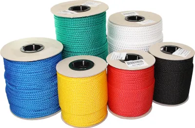 Produktbild von 100 m Spule PP-Multifil 8-fach gefl. schwarz 4.0 mm