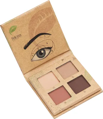 Image de FELICEA Palette de quatre ombres à paupières naturelles 201 Nude 3,2 g