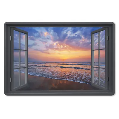 Produktbild von MuchoWow® Schreibtischunterlage Aussicht - Meer - Strand 60x40 cm - XXL Mauspad - Großes Mauspad