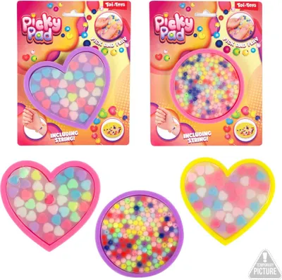 Produktbild von Toi-toys lustiger Picky Pad Herzkreis mit Perlen