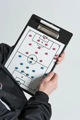 Obrázok produktu pre Presný futbalový tréner magnetická tabuľa obojstranná biela 24x38cm