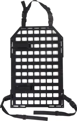 Productafbeelding van 21,65 x 14,17 inch auto-organizer voor de achterbank, stijve jacht-molle-inzetplaat met bevestigingsriemen, geschikt voor auto's en SUV's