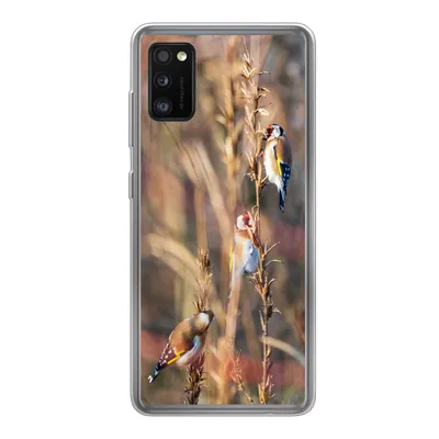 Produktbild von MuchoWow® Handyhülle Schutzhülle Hülle für Samsung Galaxy A41 Vögel - Äste - Wald Silikon Softcase Handy Hülle - Mobiltelefon