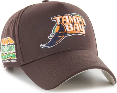 Imagen del producto de Gorra ajustable de la marca 47 Brand, modelo Cooperstown, del equipo Tampa Bay Rays