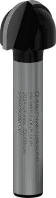 Produktbild von PRO Hohlkehlfräser, R 6,3, Schaft 6 mm