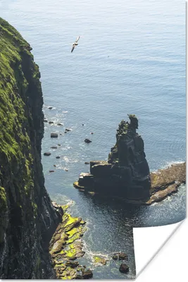 Produktbild von MuchoWow® Poster Die Cliffs of Moher, die höchste Steilküste Irlands 80x120 cm - Papierdruck