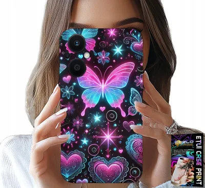 Obrázek produktu pro Pouzdro pro Oppo Reno8 Lite 5G - barevné pouzdro s motivem motýlího srdce