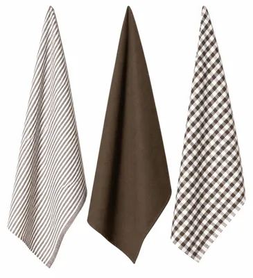 Küchentücher 3er-Set 50x70 cm, 100% Baumwolle, extra saugfähig