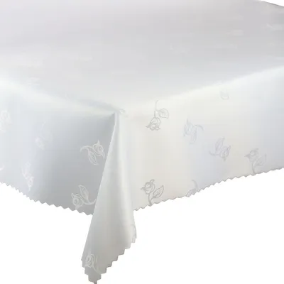 Obrázek produktu pro Ubrusy odolné proti skvrnám 147 White Rose 80x80 cm
