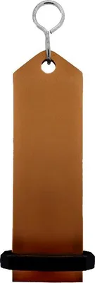 Produktbild von CombiCraft Bumerang Hotelschlüsselanhänger Bronze, 100x30 mm - 5 Stück