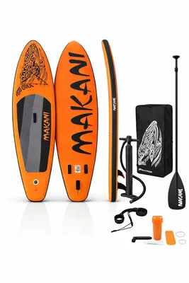Produktbild von Makani SUP Orange Stand Up Paddle Board Surfboard Paddleboard 320cm 120kg PVC