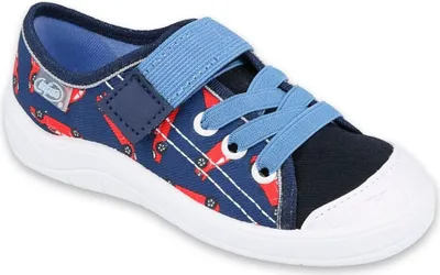 Produktbild von BEFADO Jungen Sneakers Klettverschluss Auto Blau 25