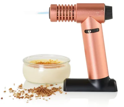 Productafbeelding van AdHoc spiritusbrander, Brulée, rosé goud, metaal/kunststof, L: 10 cm, B: 4,3 cm, H: 14 cm