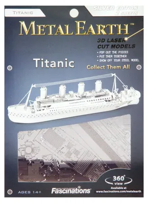 Produktbild von Metal Earth 3D-Bausatz Titanic