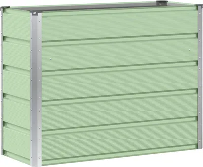 Obrázek produktu pro vidaXL květináč zelený 100 x 40 x 75 cm ocelový