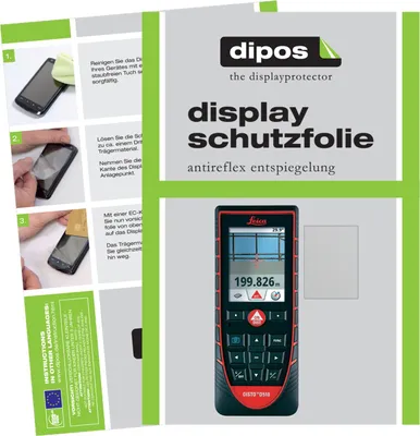Produktbild von 3x Schutzfolie für Leica DISTO 510 matt Displayschutzfolie Folie Display Schutz dipos