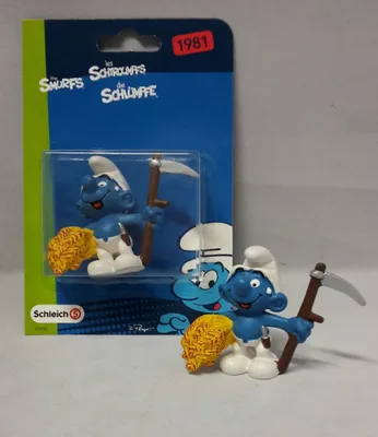 Produktbild von Schleich 21010 Bauer Schlumpf mit Sense