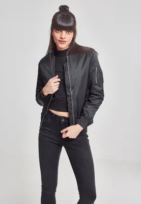 Immagine prodotto di Urban Classics Donna - Giacca BASIC BOMBER nero - M