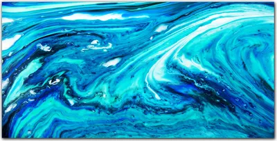 Produktbild von Coloray Bild aus Leinwand 140x70 Leinwand Dekoration - blau Zusammenfassung