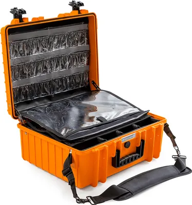 Imagen del producto de Estuche médico B&W, tipo 6000, color naranja, para emergencias
