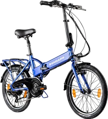 Produktbild von Zündapp Z101 20 Zoll Elektro Klapprad für Erwachsene 150 - 180 cm 6 Gang E Klappfahrrad E Bike Faltrad Pedelec StVZO