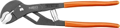 Produktbild von NEO TOOLS Rohrzange Länge 240 mm, Backenbereich 0-52 mm, Schnellverstellmechanismus, gehärteter Chrom-Vanadium-Stahl, weicher PVC-Griff